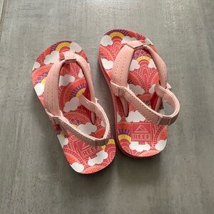 NWOT Reef Toddler Flip Flops Size 3/4
